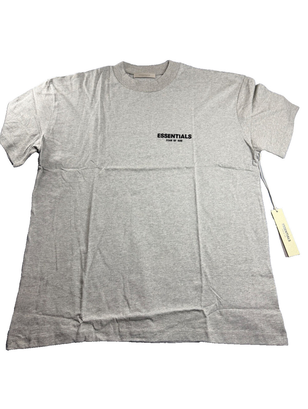 Fear of God Essentials T-Shirt Dark Oatmeal SS22 Crewneck Tee Size XL New Bag